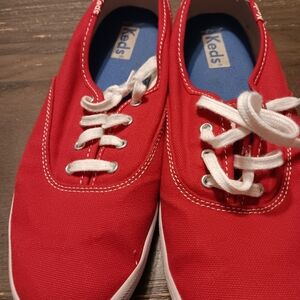 Keds Women Red Canvas Shoes